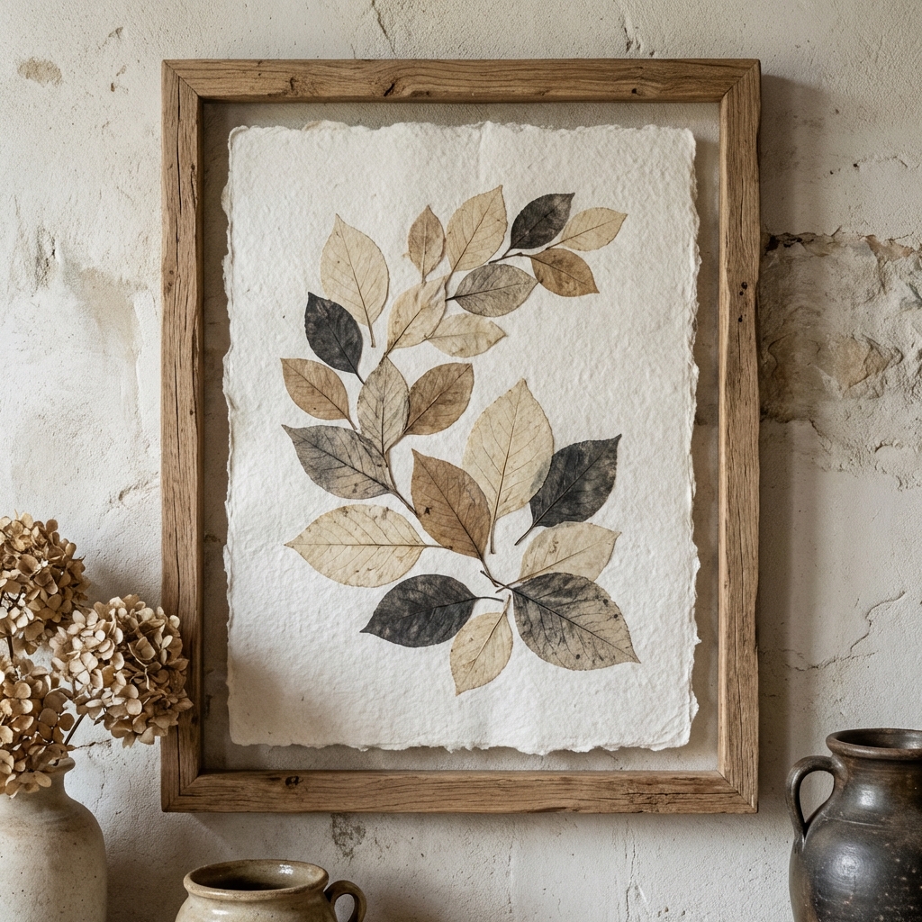 Pressed Leaf Art